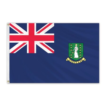 Clearance British Virgin Islands 4'x6' Nylon Flag